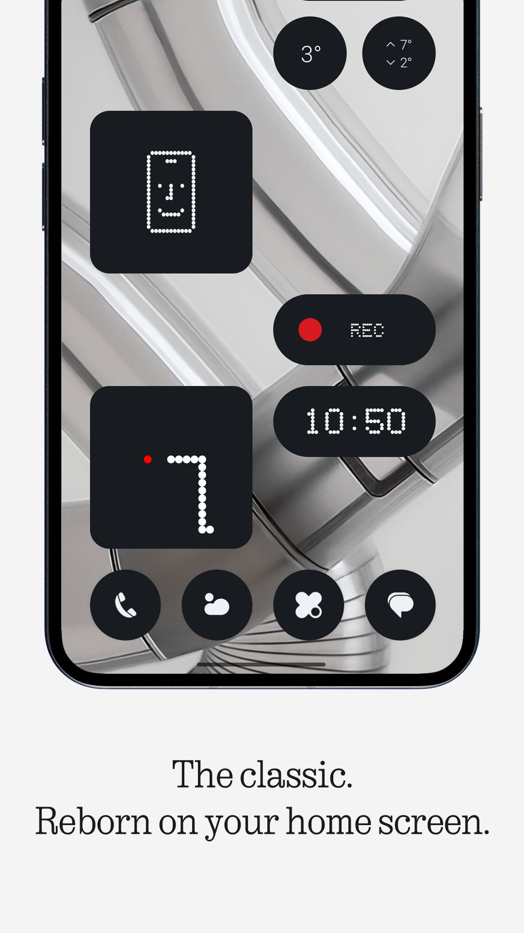 Snake Widget for NothingOS